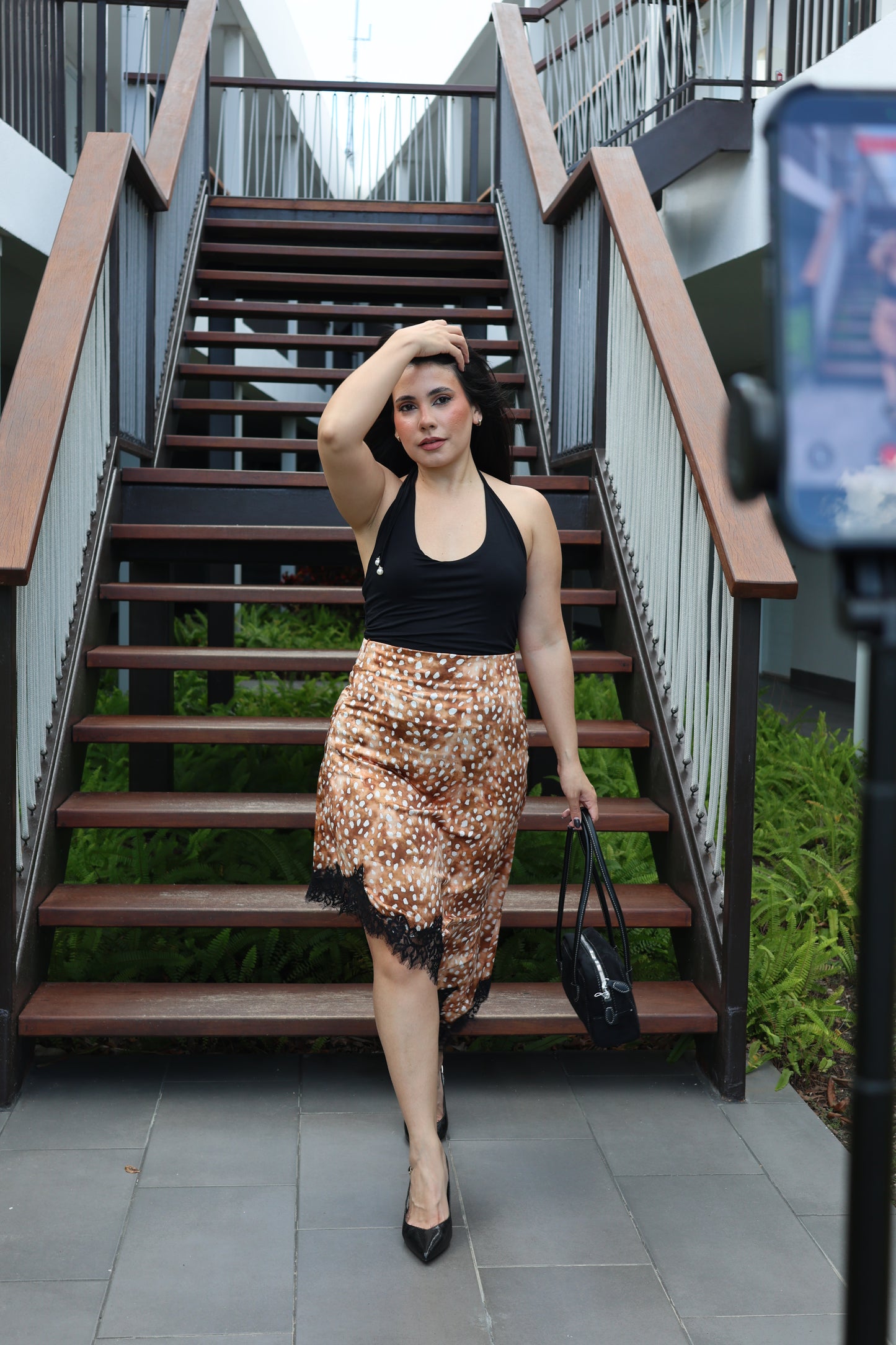 Bambi Satin Skirt