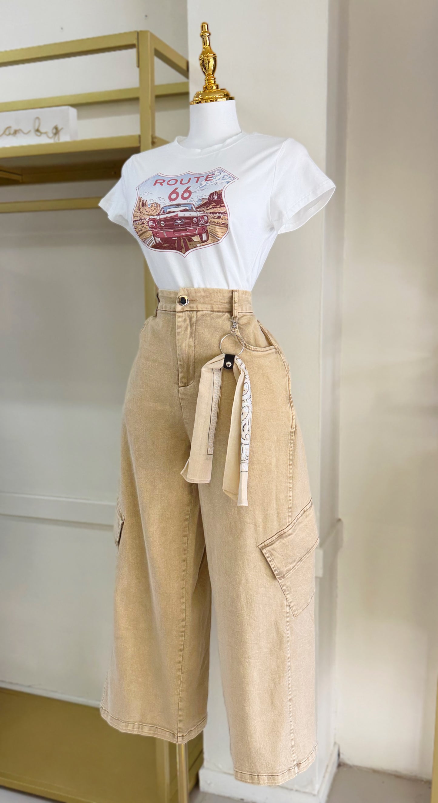 Luna Bandana Mocha Jean