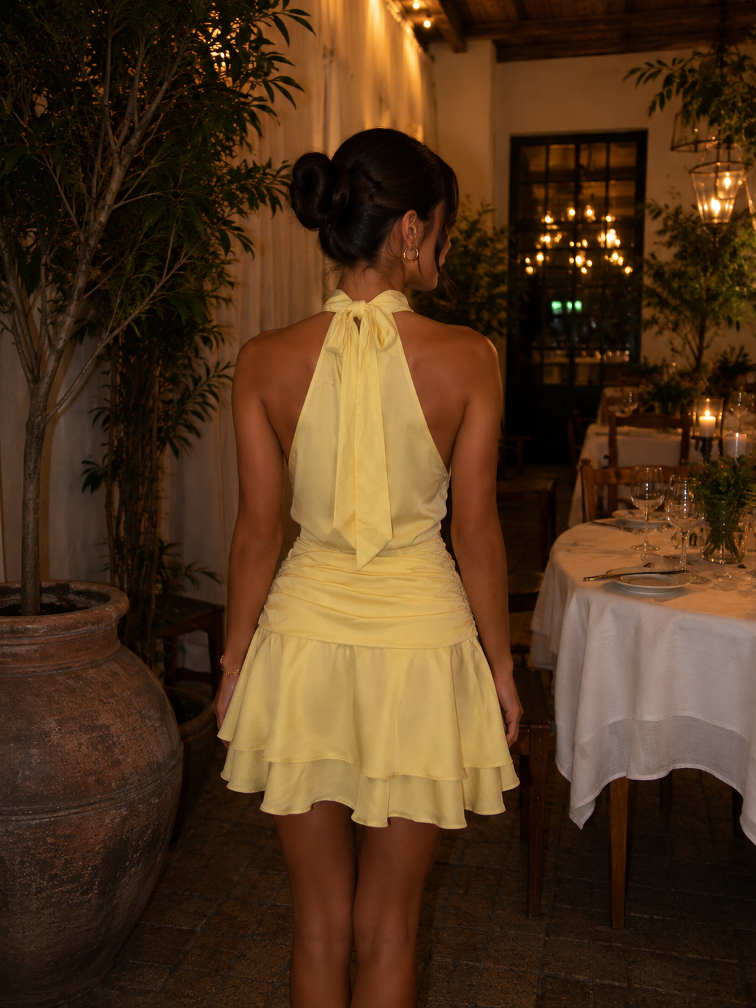 Perla Dress (Butter Yellow)