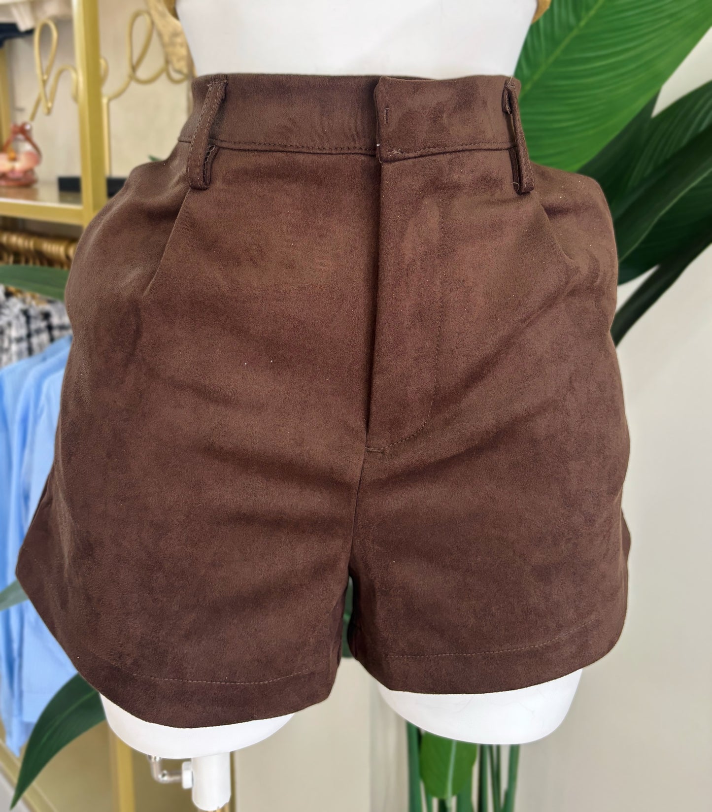 Grecia Suede Short (Marrón)