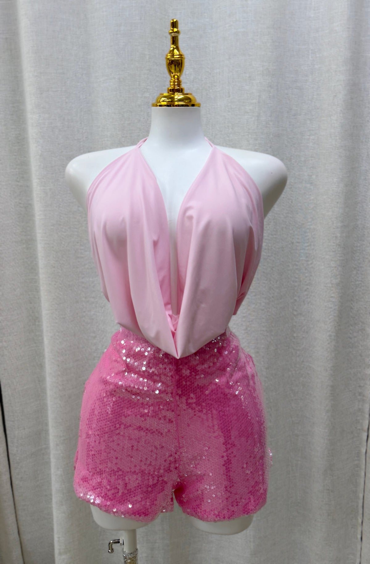 Valeria Sequin Short (Pink)