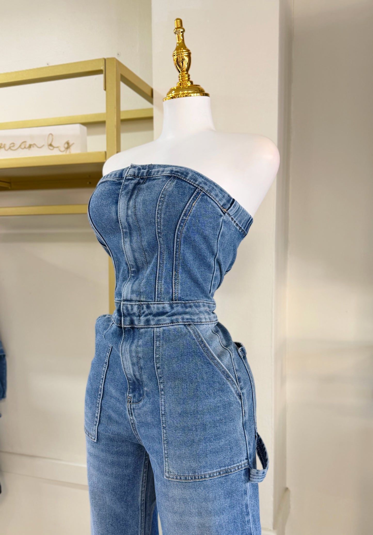 Marina Denim Jumpsuit