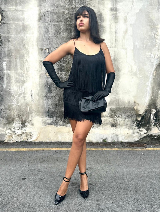 Night Fringe Dress