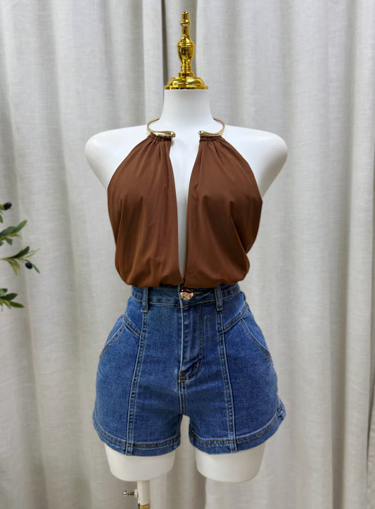Aura Denim Short