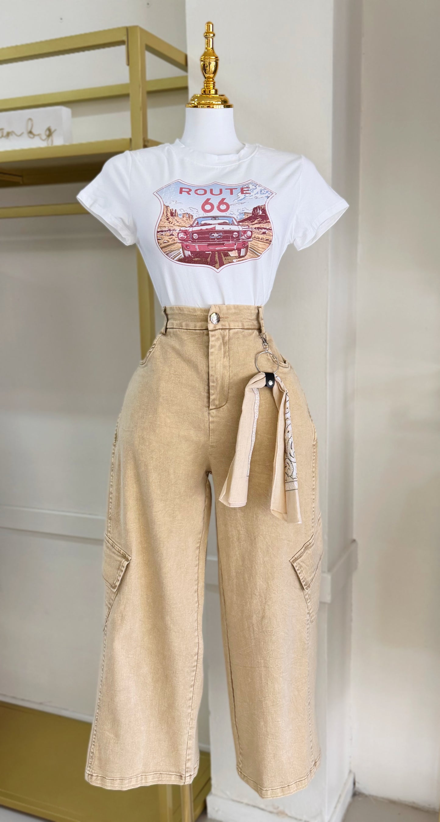 Luna Bandana Mocha Jean
