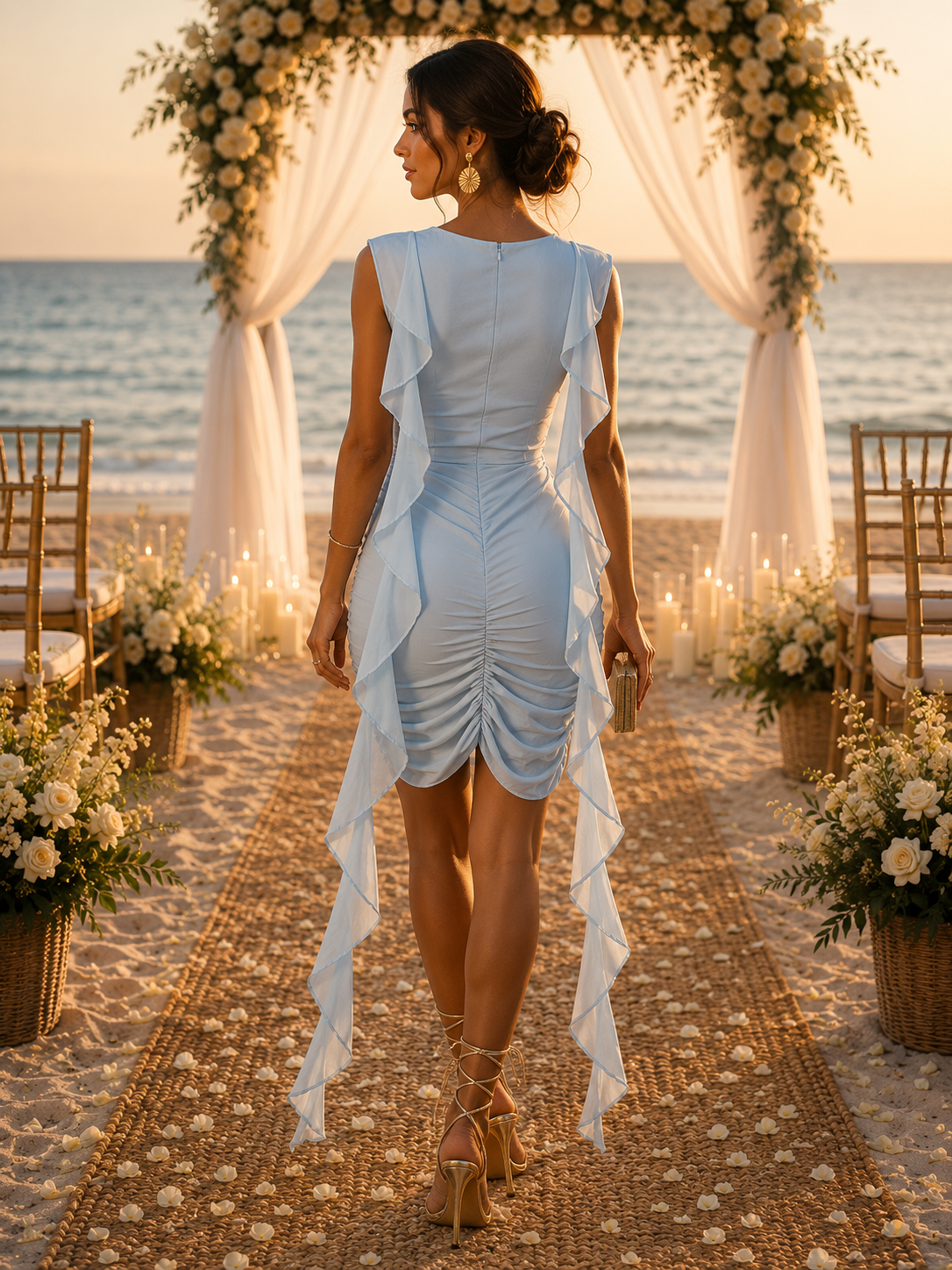 Amalfi Shell Dress (Blue)