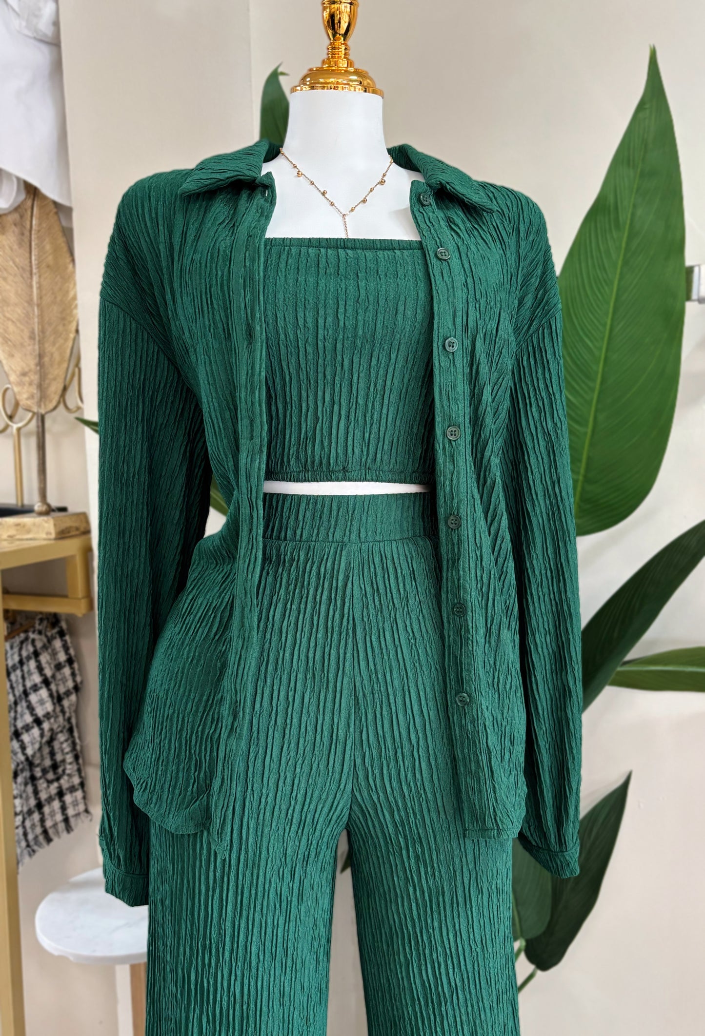 Renata 3 Pieces Travel Set (Verde)
