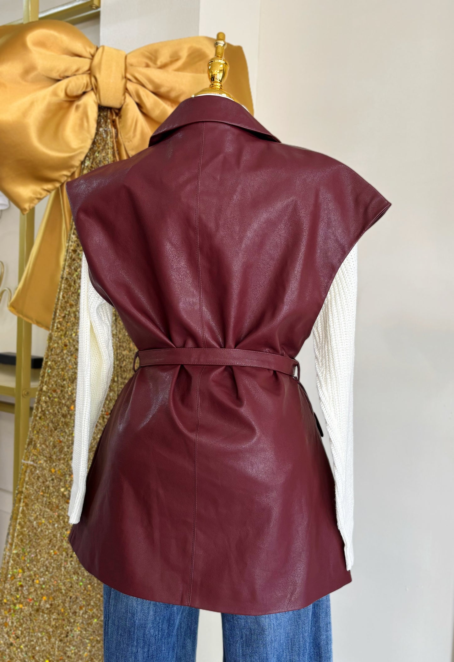 Barcelona Leather Vest