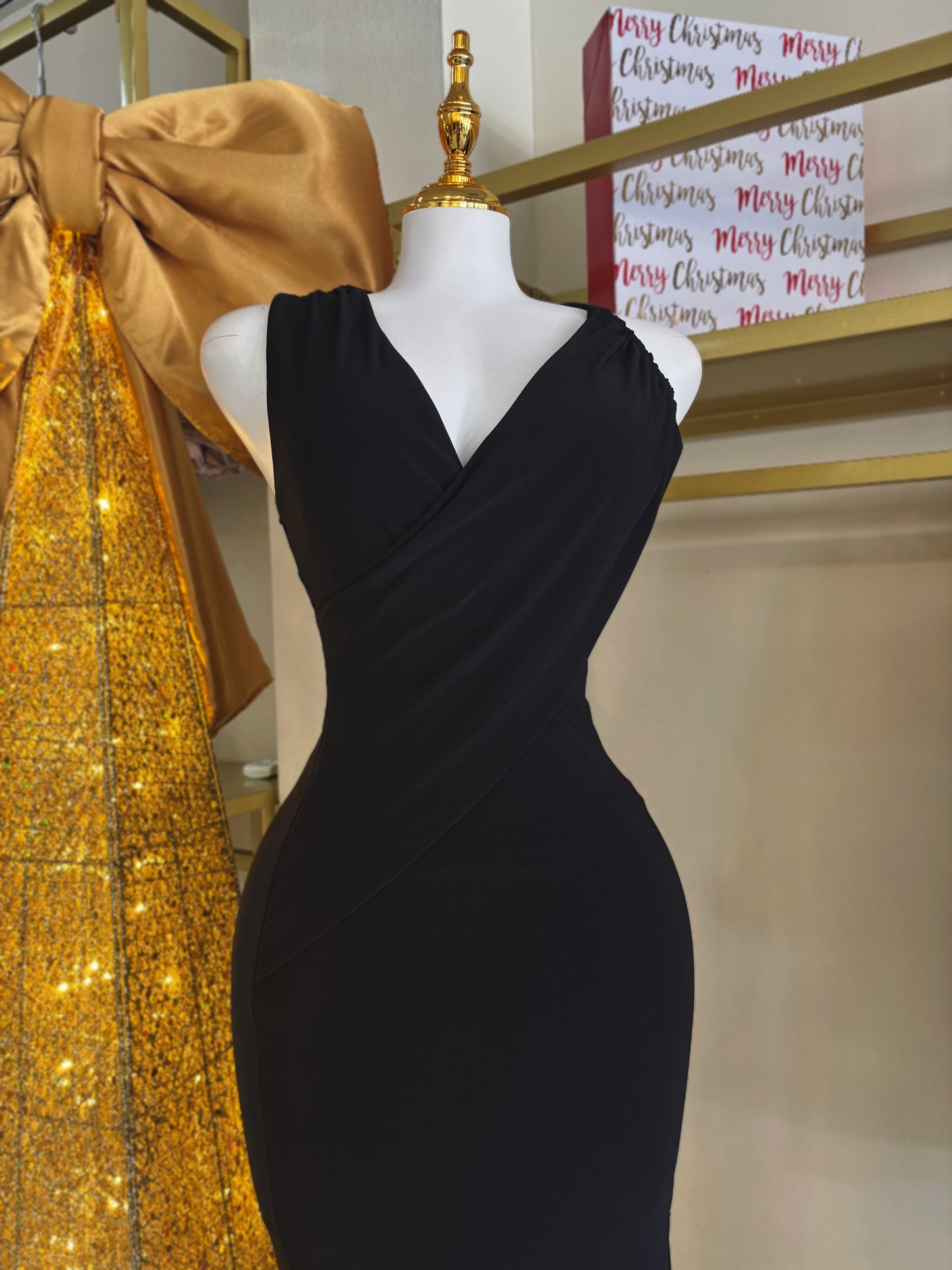 Natalia Maxi Dress (Black)