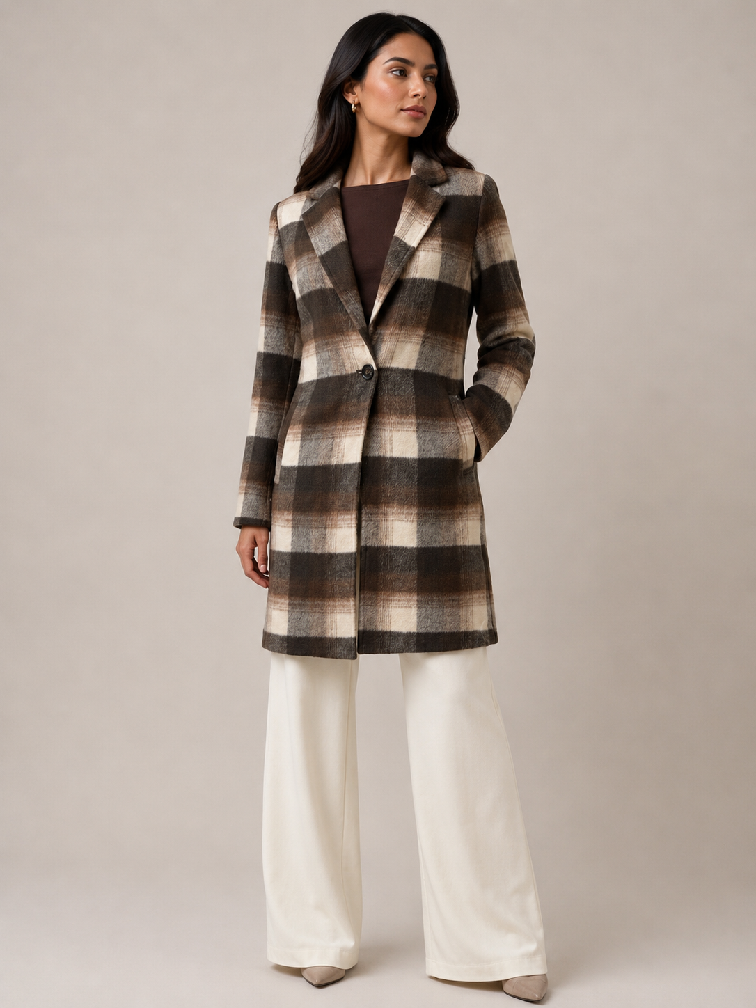 Autumn Plaid Coat