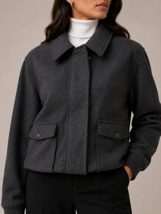 Alejandra Charcoal Jacket