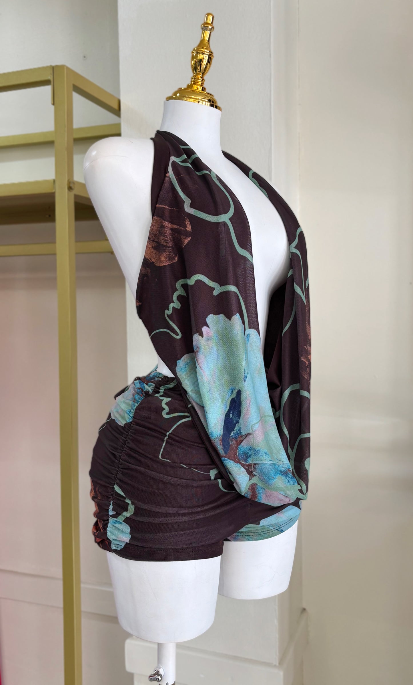 Ariel Halter Romper (Incluye bandana)
