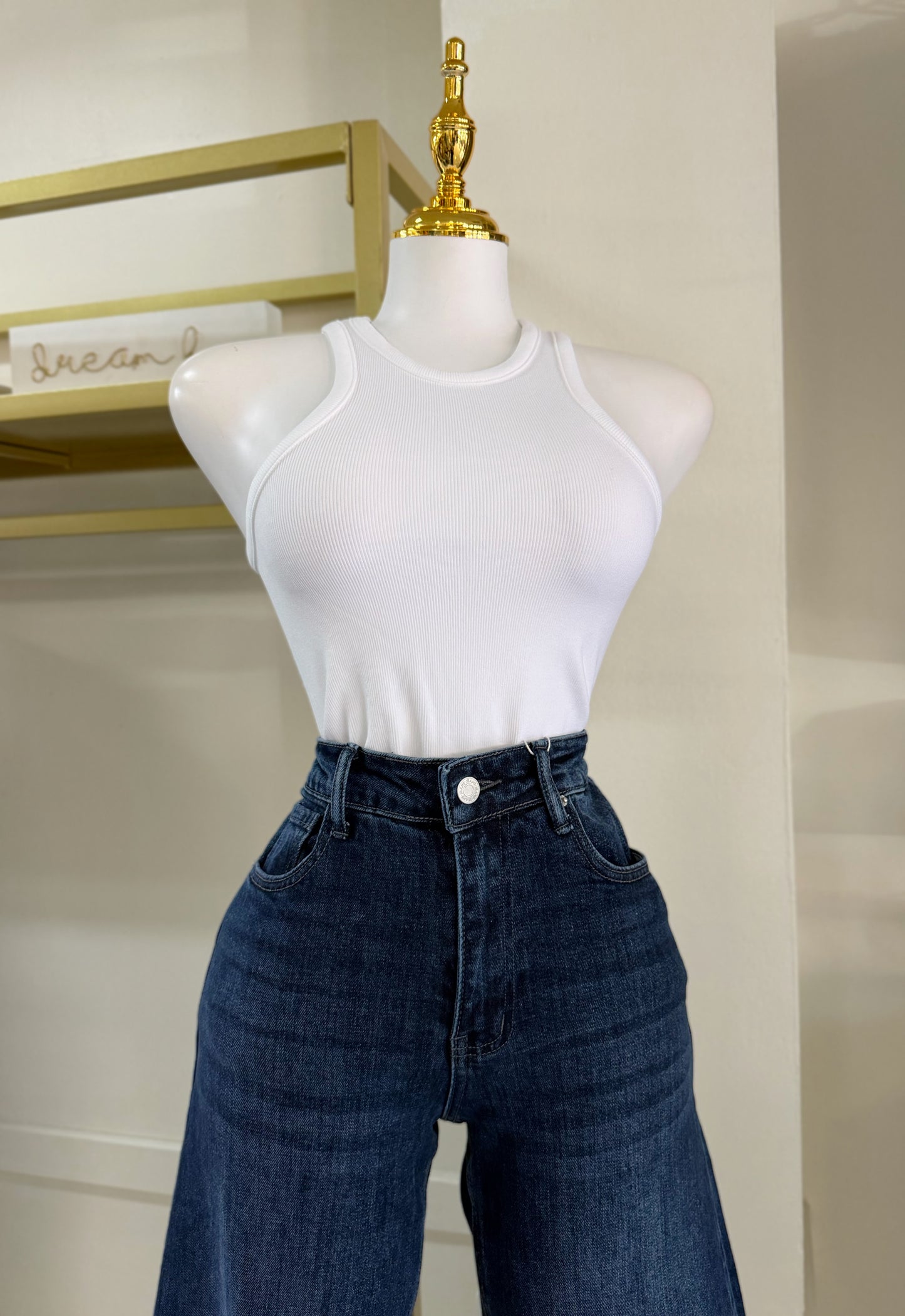 White Basic Top