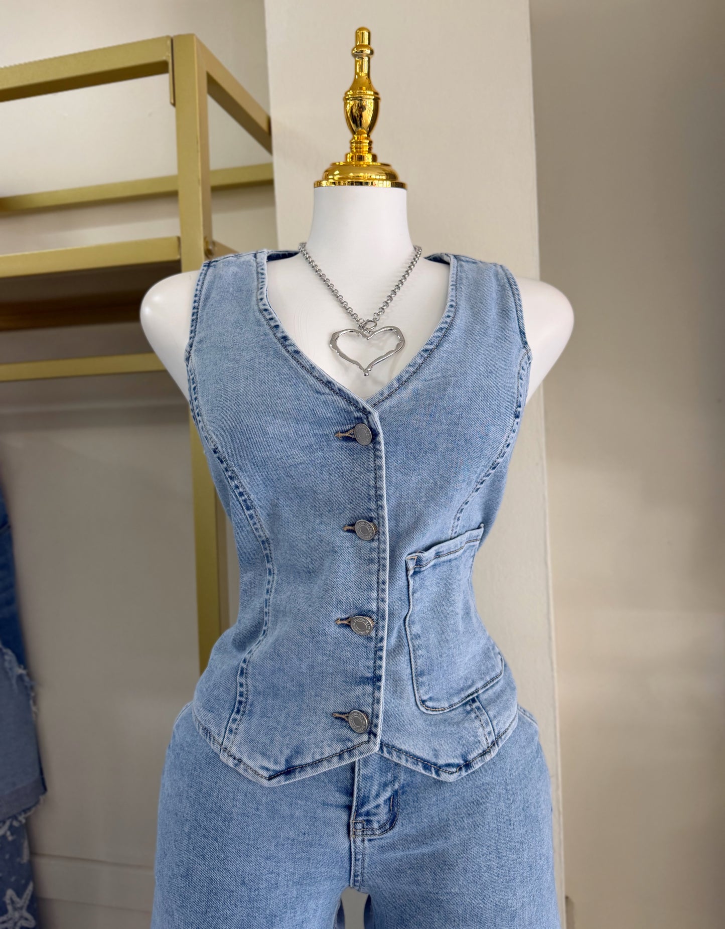 Ágatha Denim Vest