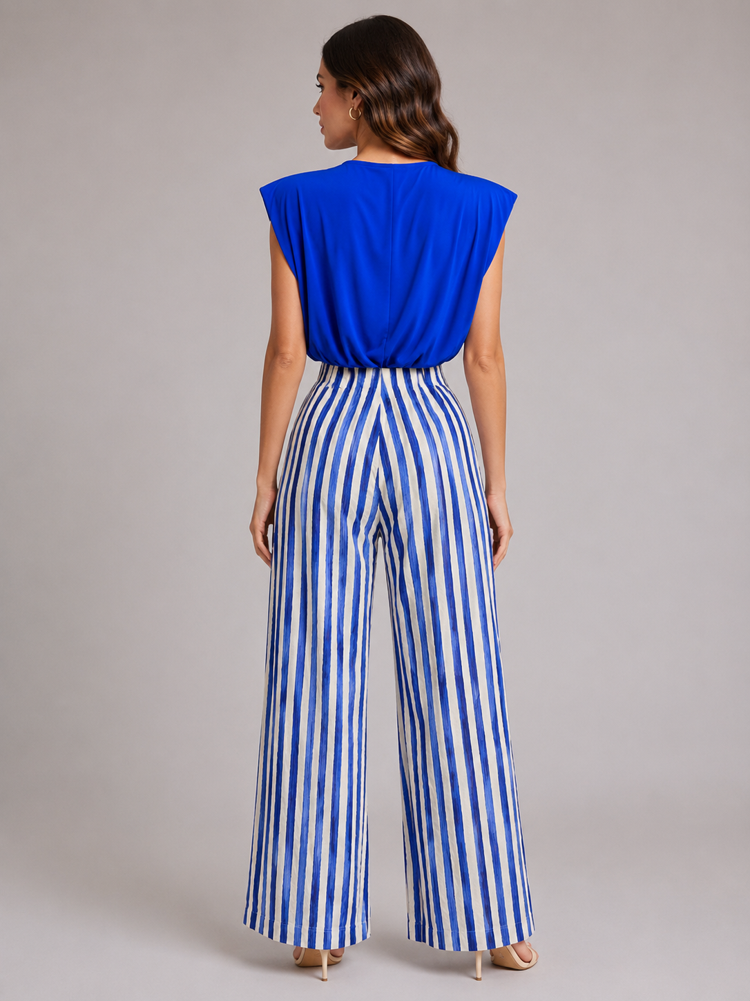 Tamara Stripes Pants (Blue)