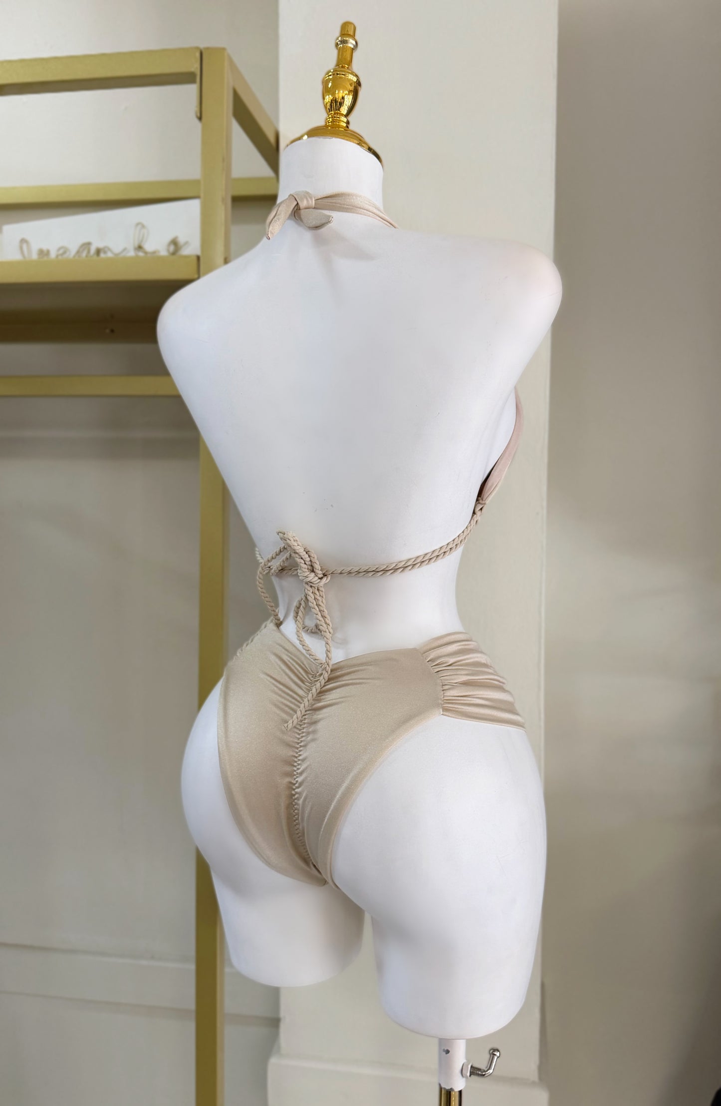 Capri 2 Pieces Swimwear (Sage/Dorado/Crema)