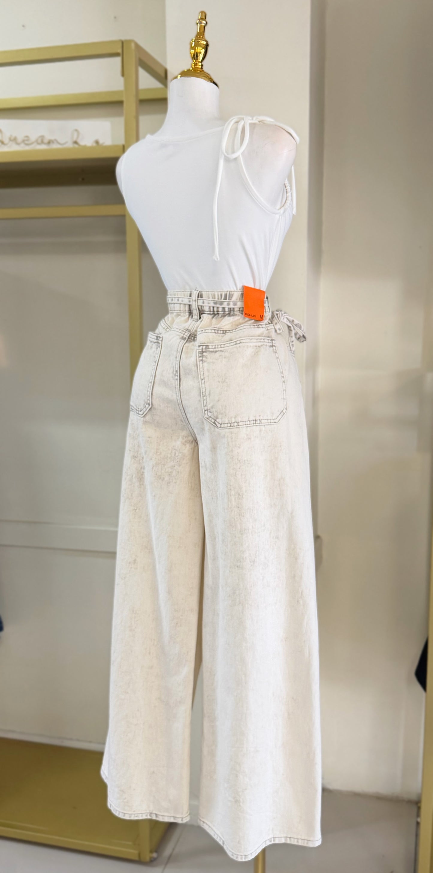 Ashley Wide Leg Jean (No Stretch)