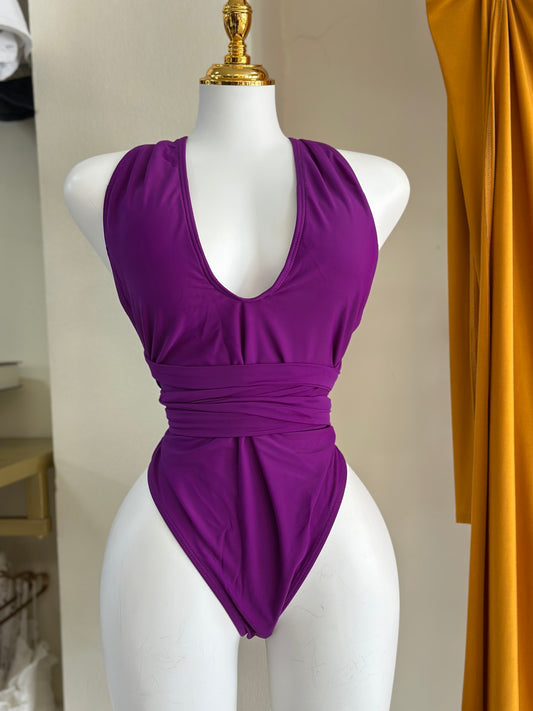 Traje De Baño (Violeta/Fuhsia)