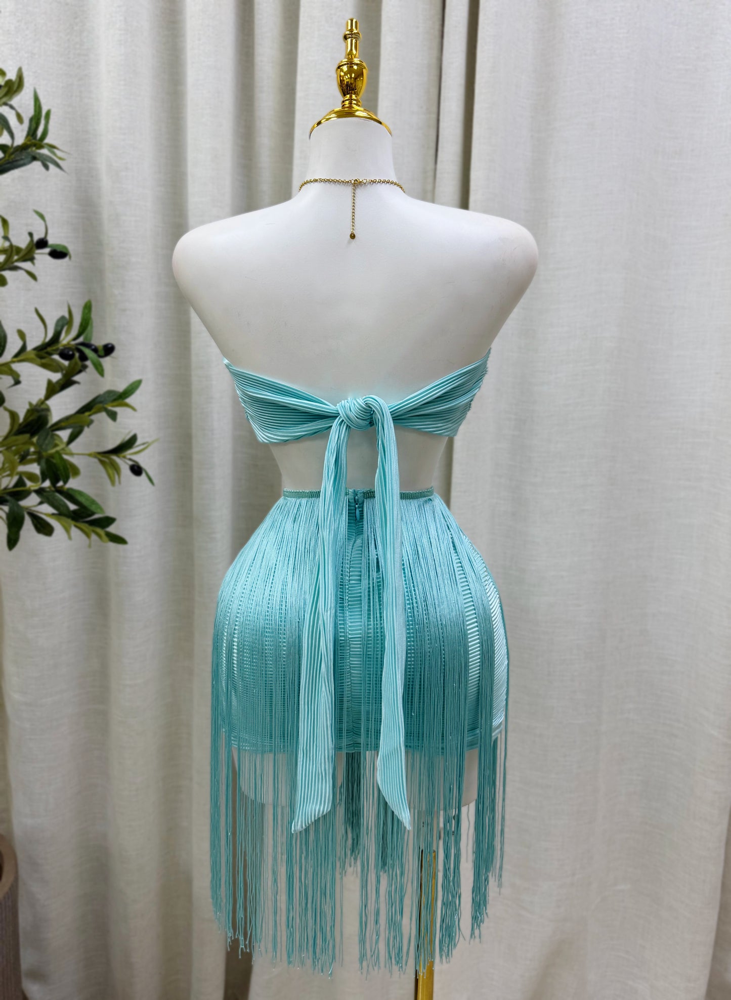 Solange Fringe Dress