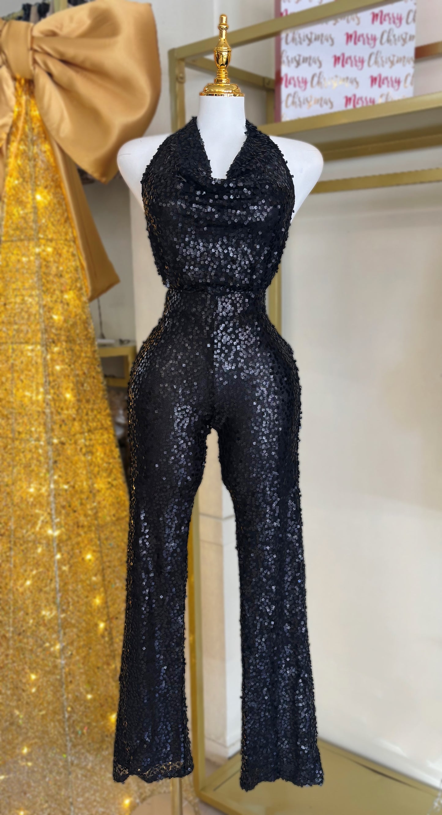 Gabriela Sequin Pant Set