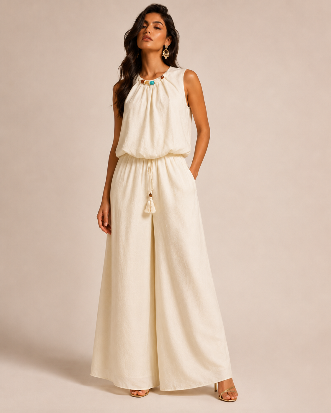 Elina Palazzo Pant Set