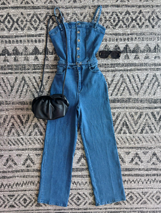 Gaby Denim Jumpsuit