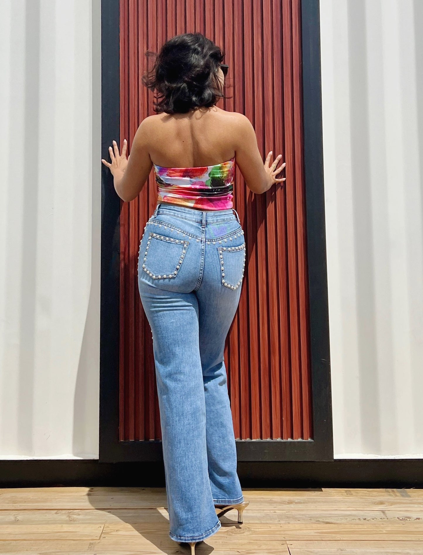 Paula Pearls Jeans