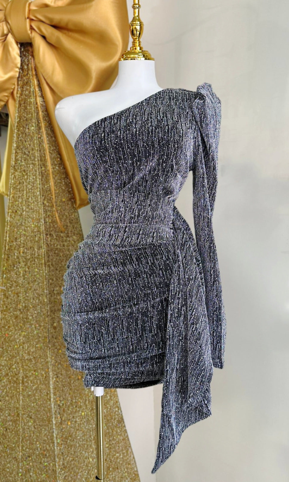 Julianna Silver Dress