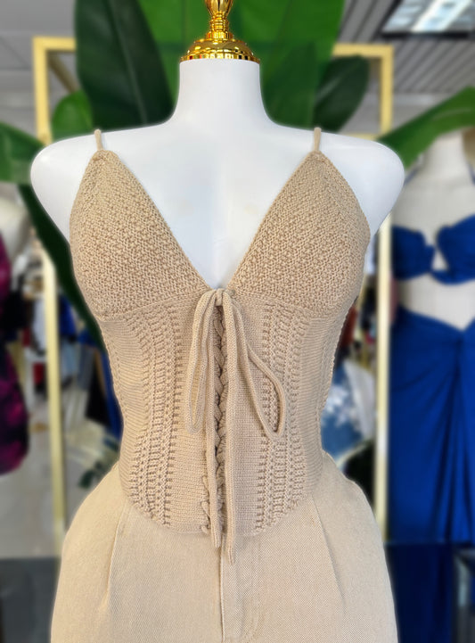 Amanda Crochet Top