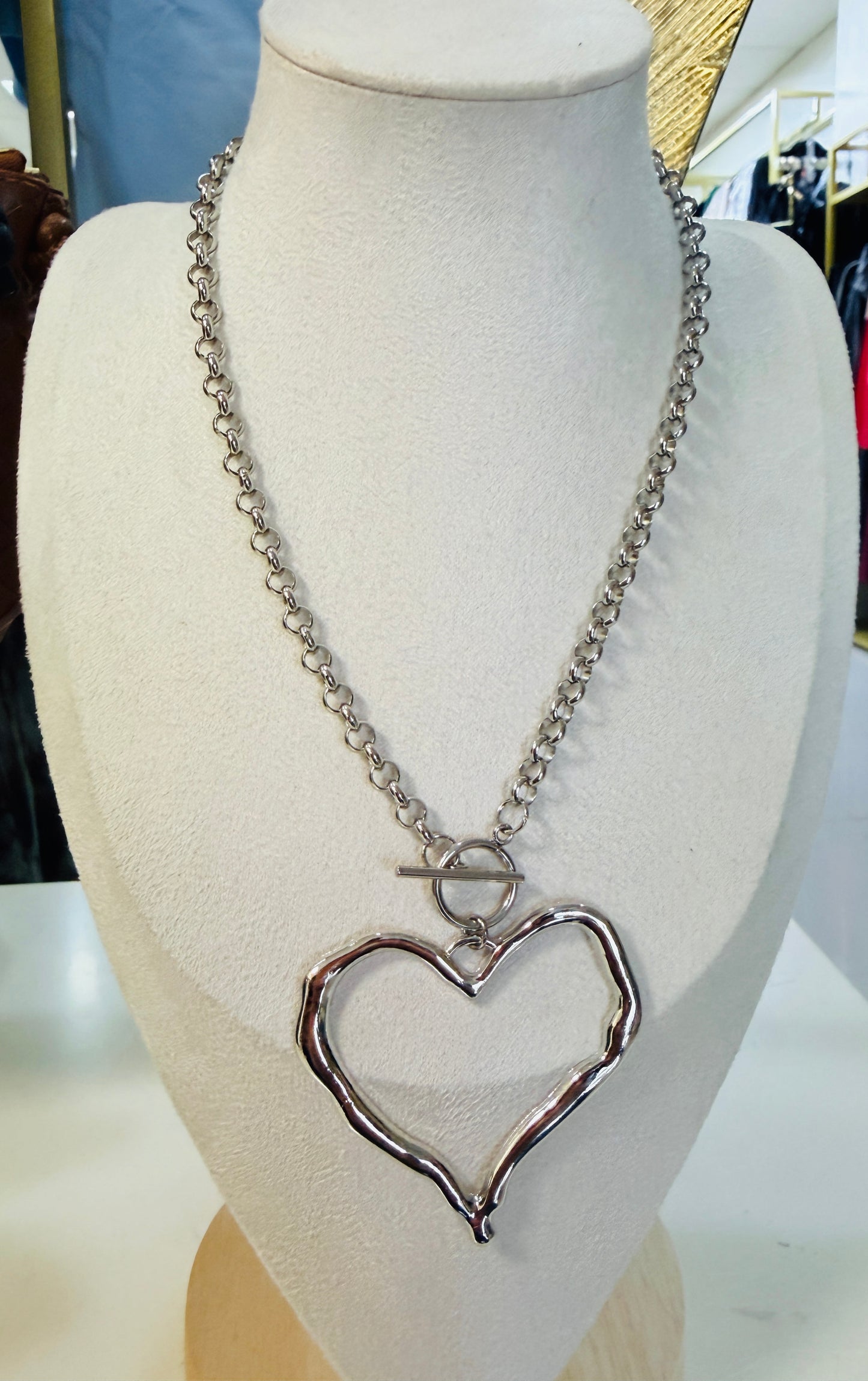 Liz ❤️ Necklace Plata / Oro