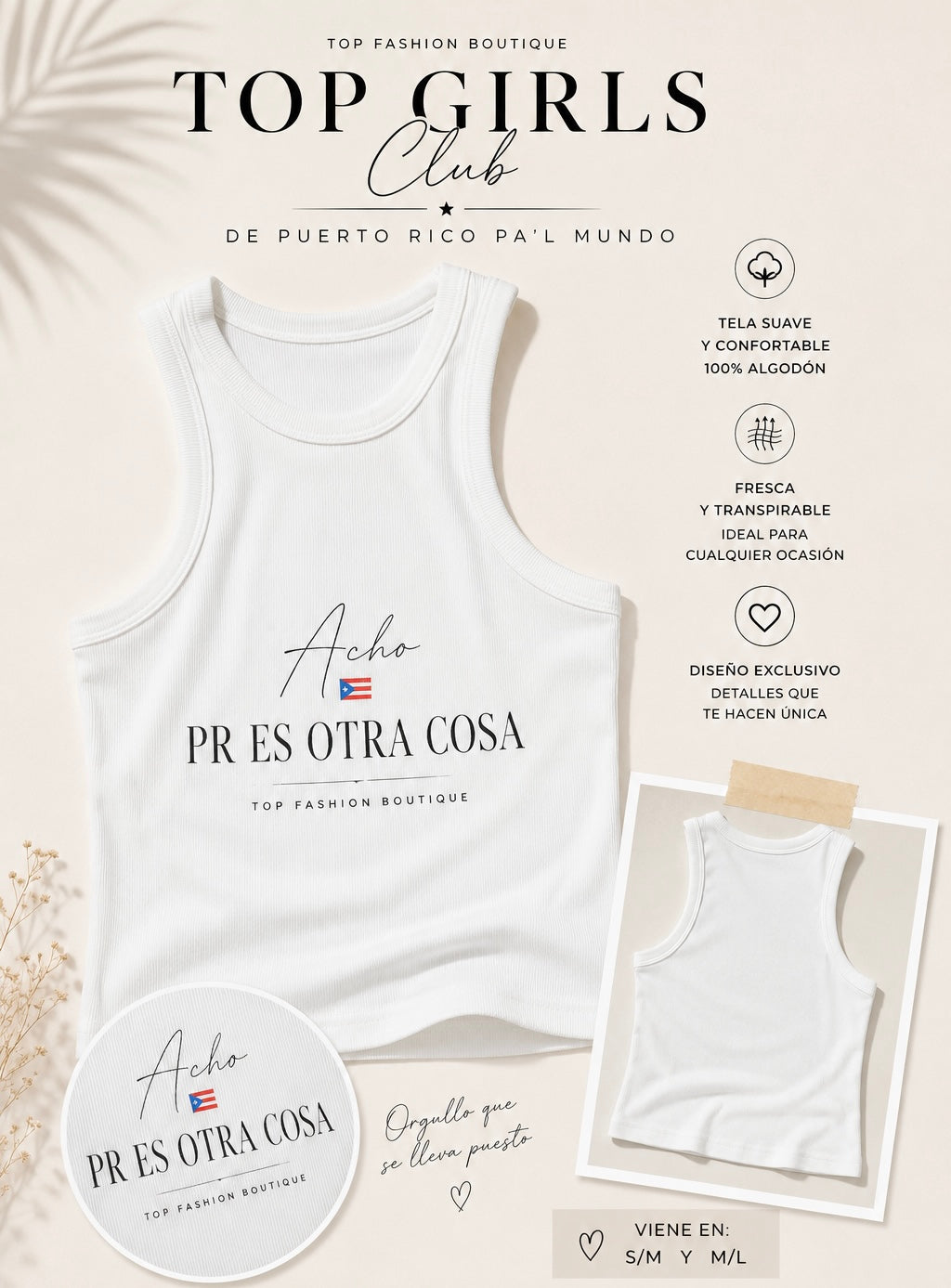 Acho PR ES OTRA COSA TankTop