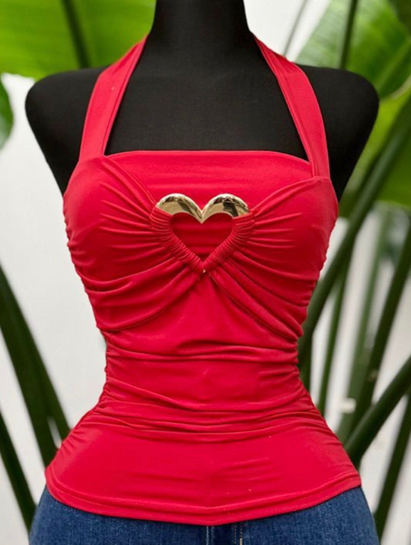 Valentina Top (Rojo/Blanco) CORRE PEQUEÑA