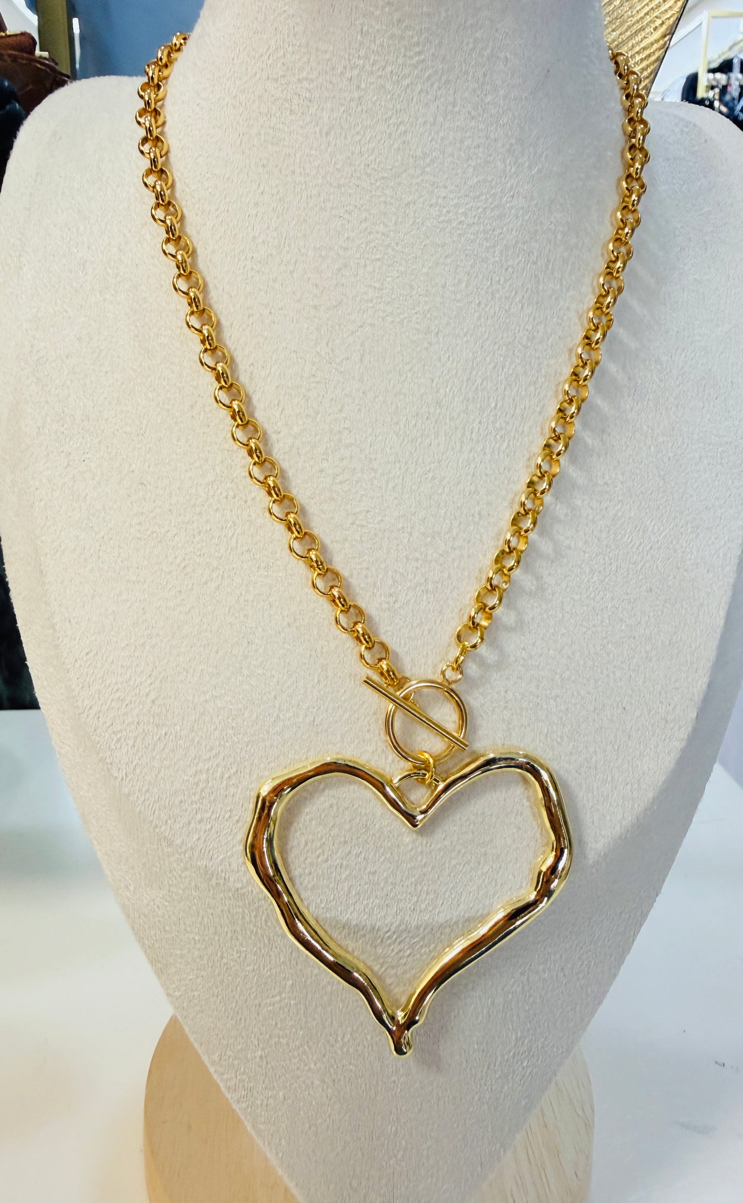 Liz ❤️ Necklace Plata / Oro