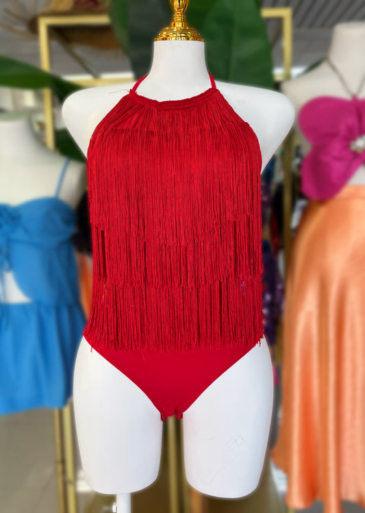 Laila Fringe Bodysuit (4 colores)
