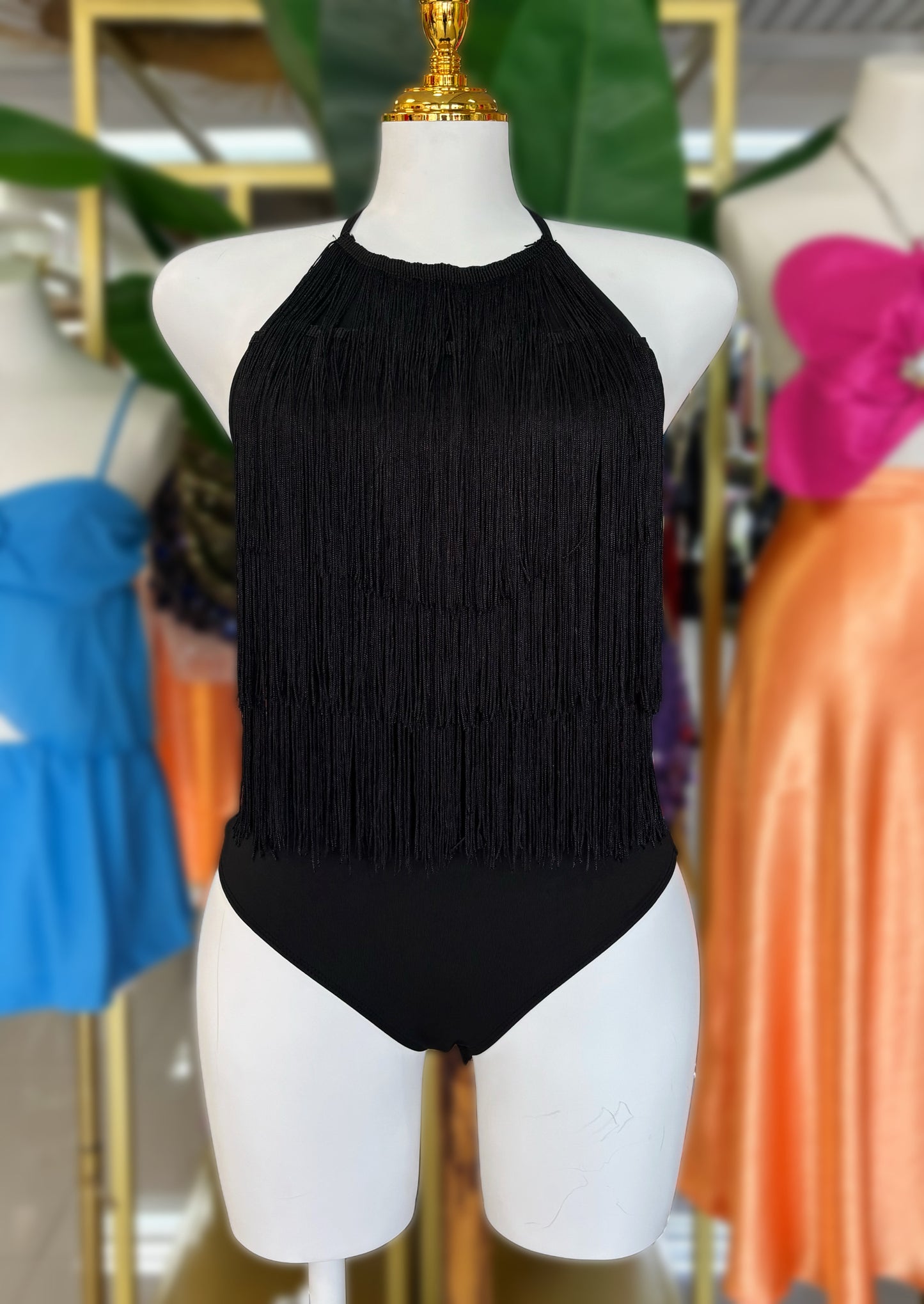 Laila Fringe Bodysuit (4 colores)