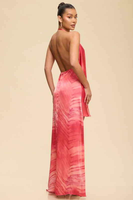 Olivia Mullet Dress (Coral)
