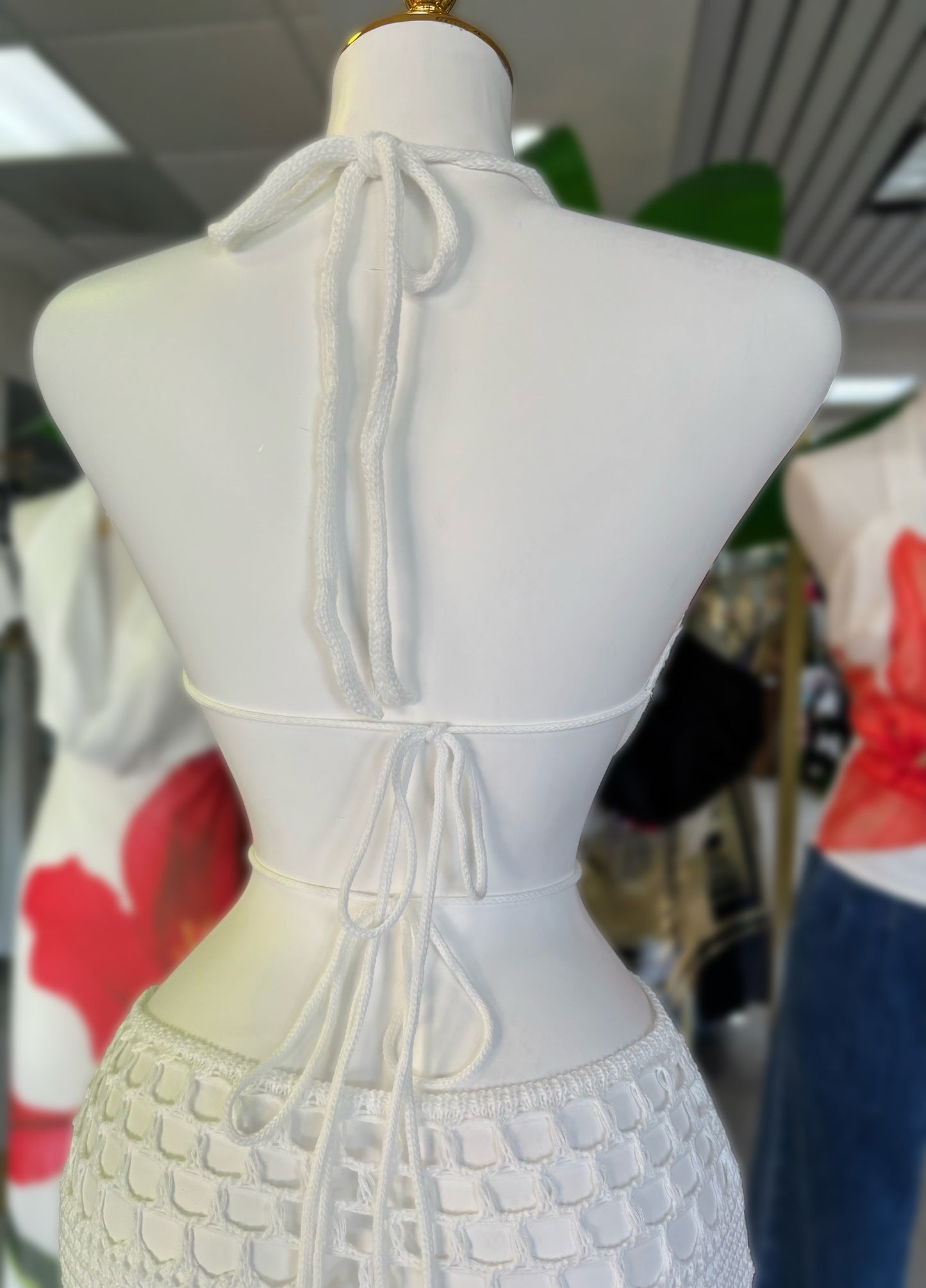 Santorini Crochet Dresss