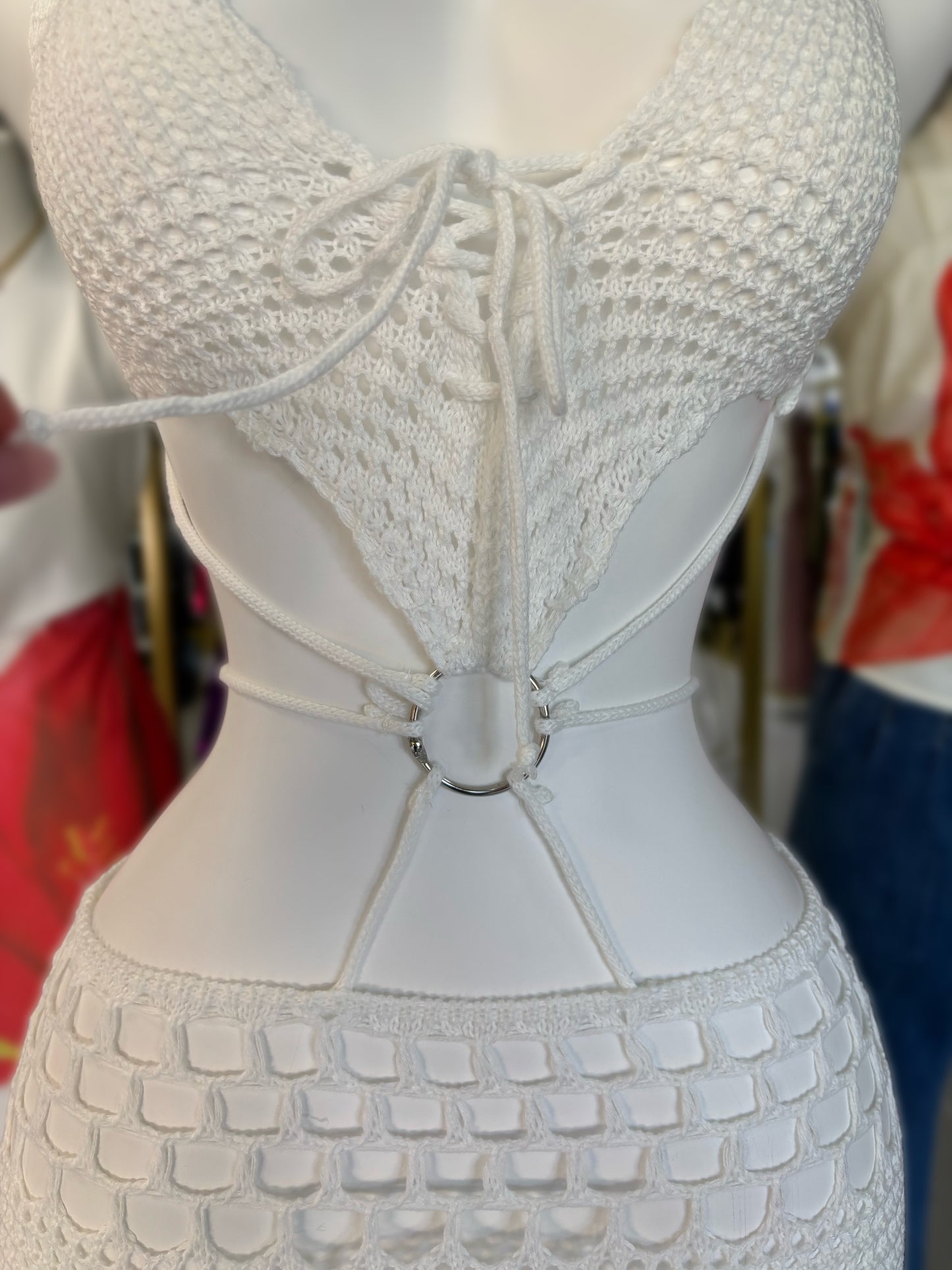 Santorini Crochet Dresss