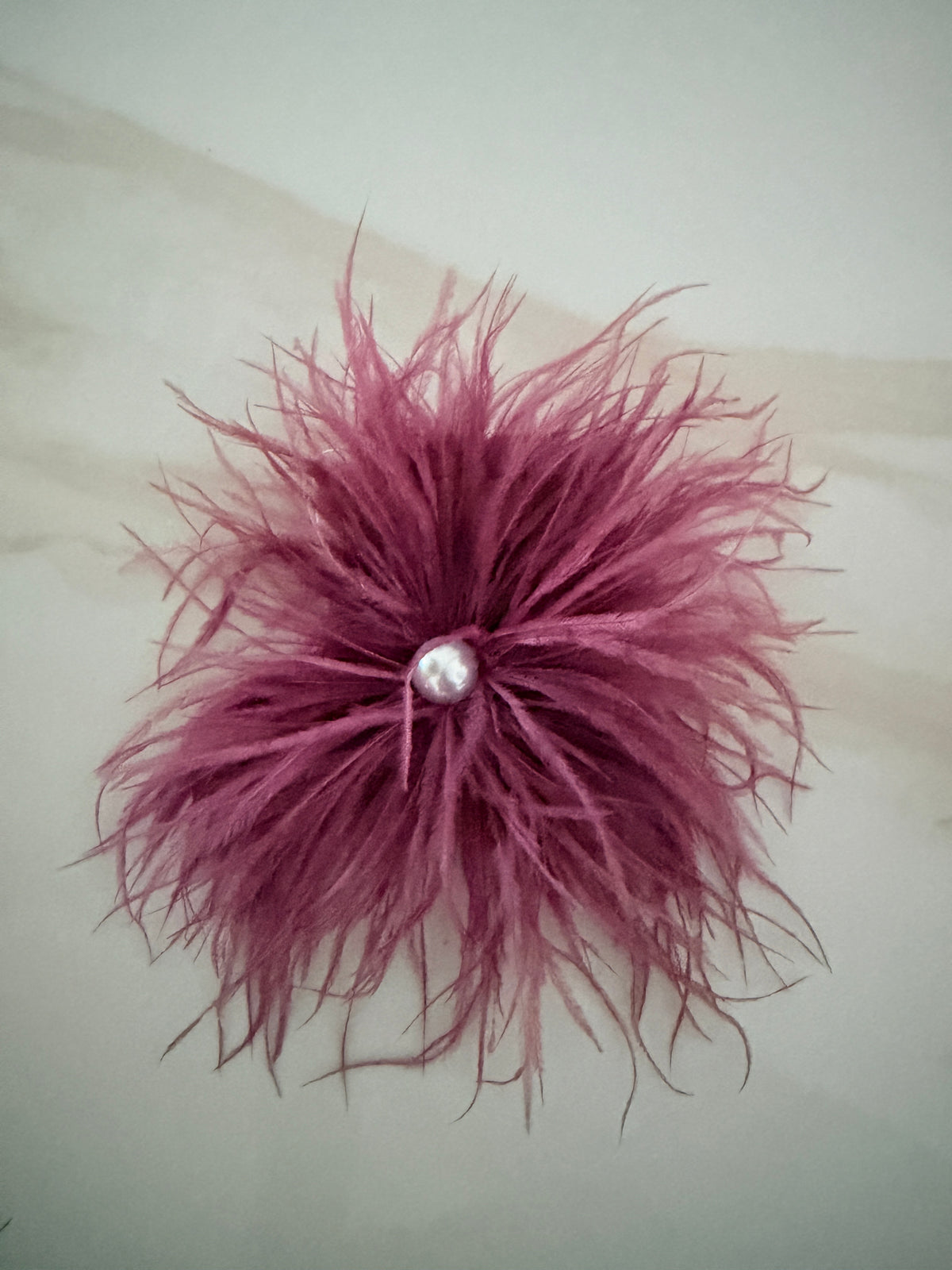 ÉLAN — Feather & Pearl Brooch