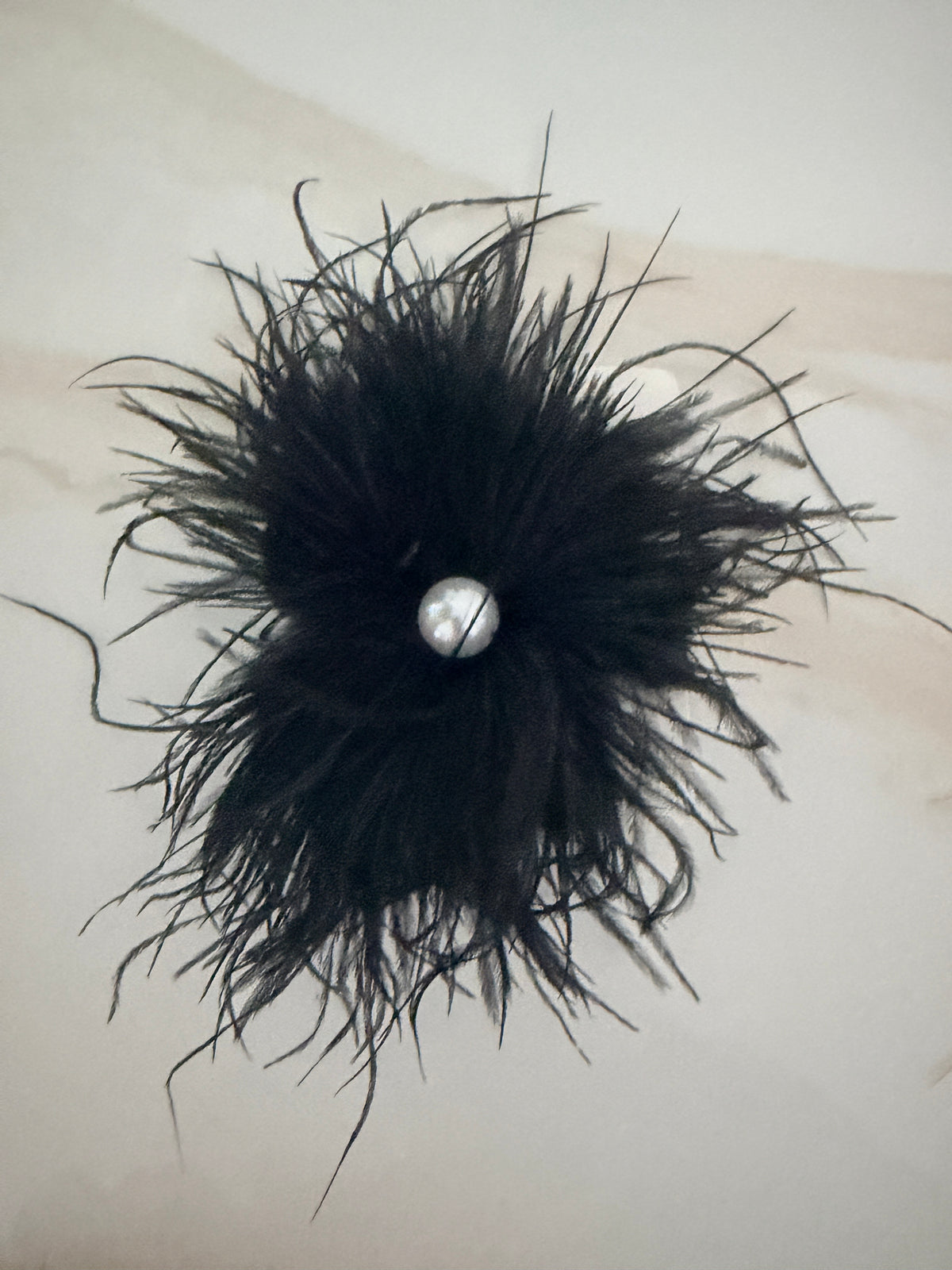 ÉLAN — Feather & Pearl Brooch