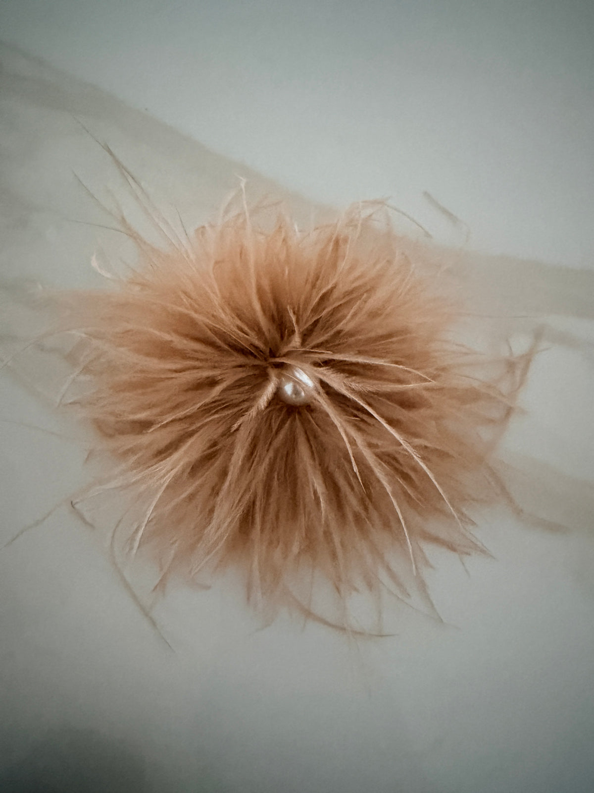 ÉLAN — Feather & Pearl Brooch