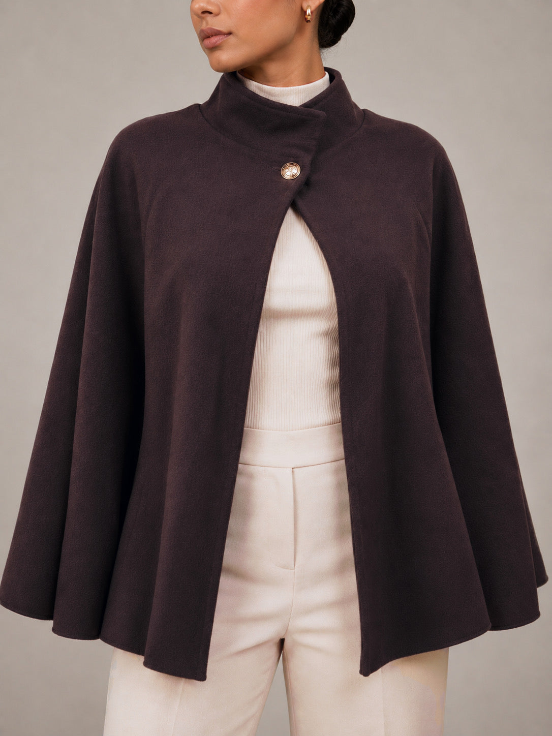 Élise Cape (Black/Brown/Terracotta)