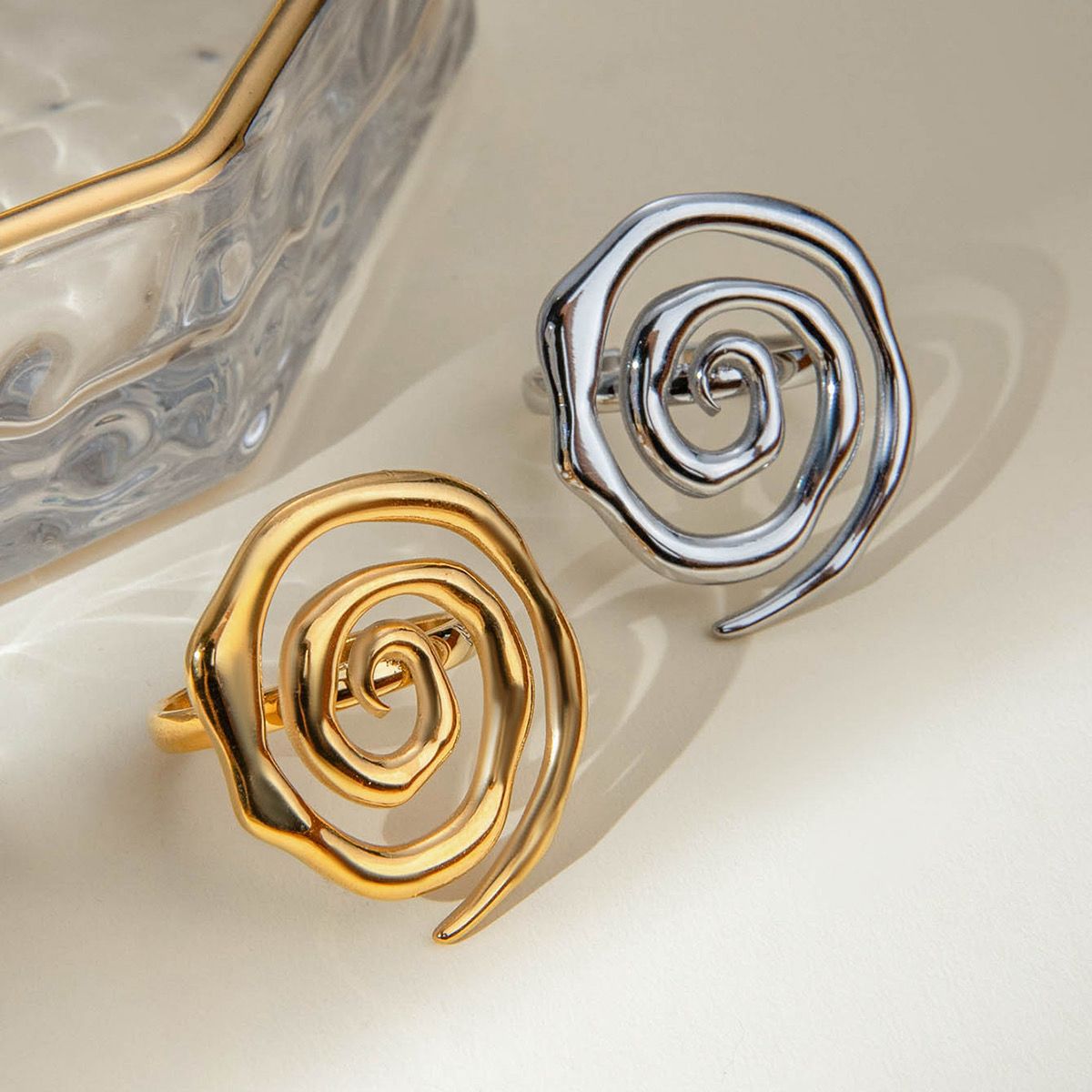 Spiral Statement Ring