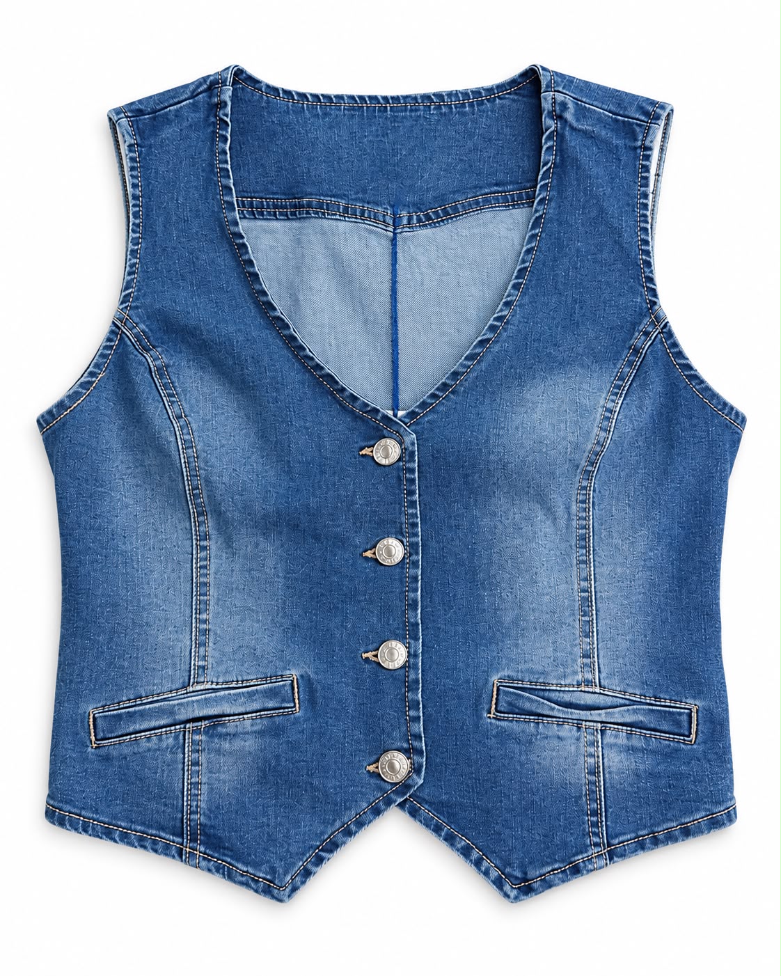 Edge Denim Vest
